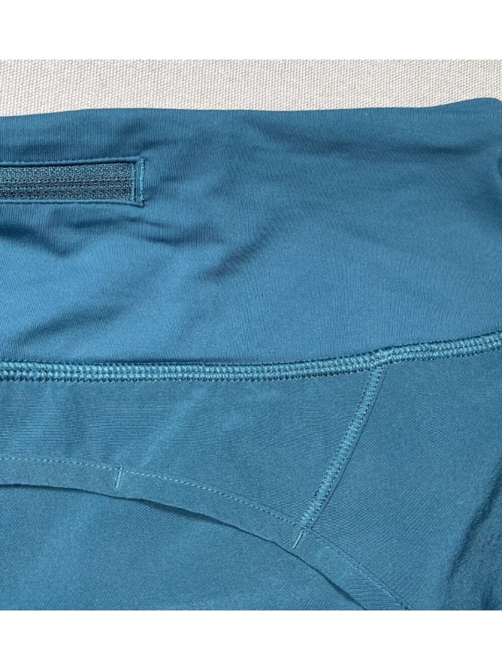 Lululemon Run Times Athletic Lined Teal Blue Shorts Inseam 4" - Women Size 4 - Picture 7 of 16
